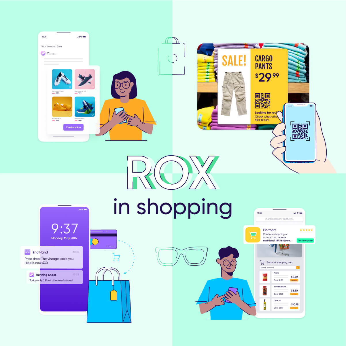 Return on experience on shopping - square Return on experience on shopping - square