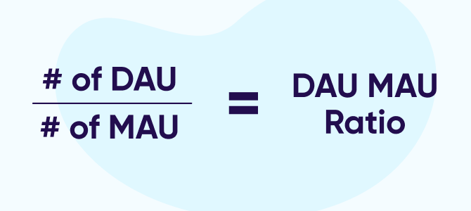 L’engagement sur l’application : ratio DAU MAU